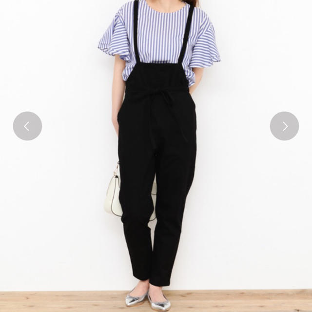 Sonny Label(サニーレーベル)のURBAN RESEARCH Sonny Label フロントリボンサロペット レディースのパンツ(オールインワン)の商品写真