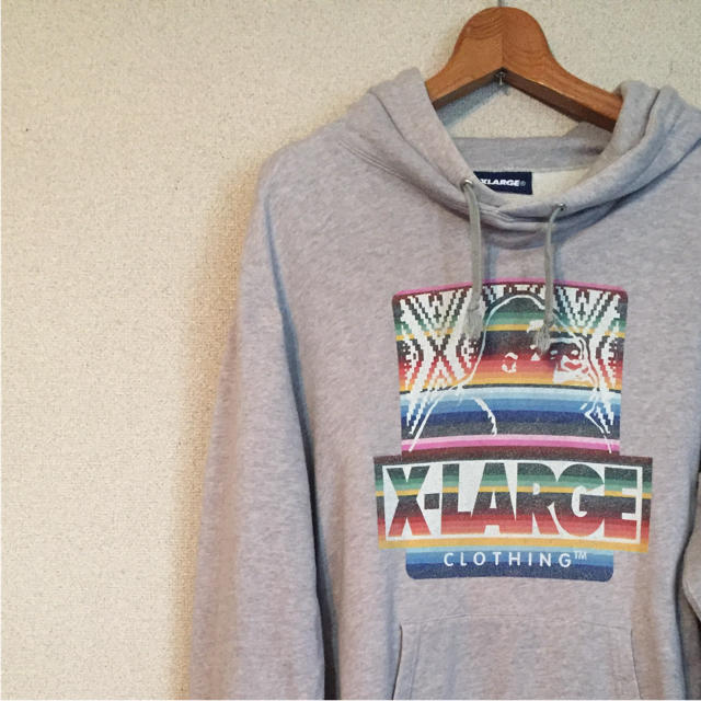 XLARGE(エクストララージ)のX-LARGE エクストララージ パーカー グレー M メンズのトップス(パーカー)の商品写真