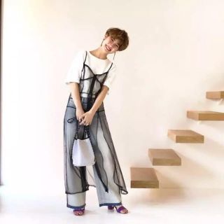 トゥデイフル(TODAYFUL)のTODAYFUL トゥデイフル Tulle Camisole Dress(ロングワンピース/マキシワンピース)