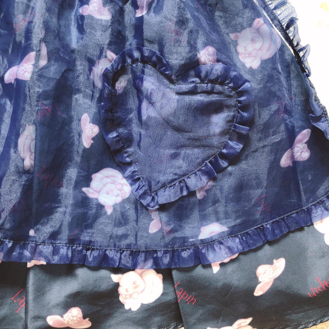 Ank Rouge(アンクルージュ)のAnk Rouge ♡ うさぎ柄スカート lapin レディースのスカート(ミニスカート)の商品写真