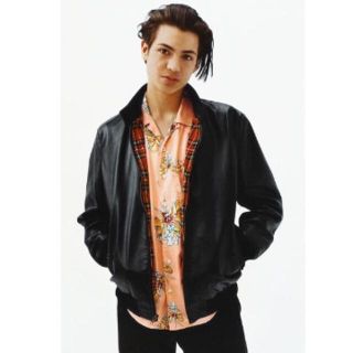 シュプリーム(Supreme)のSupreme Schott Leather Harrington Jacket(レザージャケット)