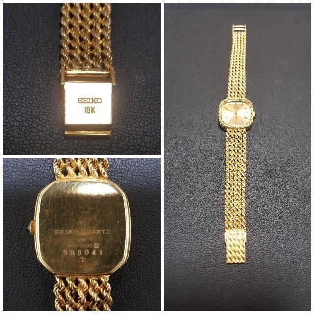 Grand Seiko(グランドセイコー)のmama2141様専用セイコークレドール18金無垢レディースヴィンテージウォッチ レディースのファッション小物(腕時計)の商品写真