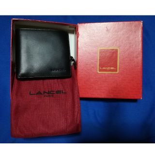 ランセル(LANCEL)の財布　黒　未使用品(折り財布)