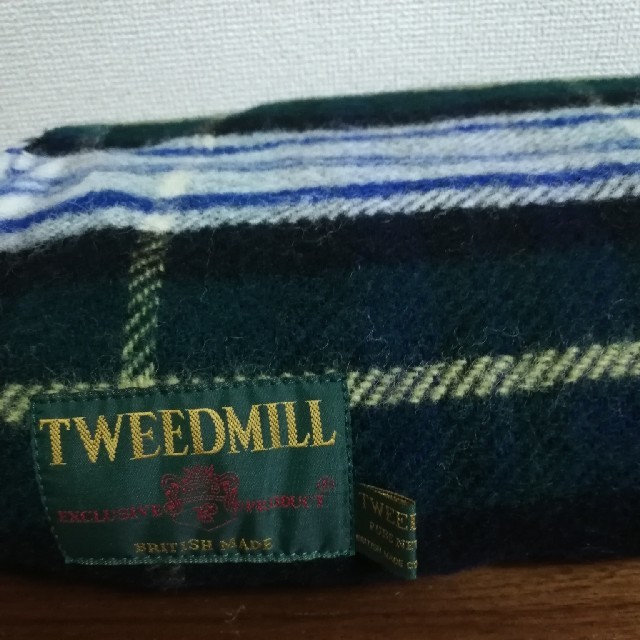 TWEEDMILL(ツイードミル)のツイードミル　tweedmill 大判ストール　膝掛け レディースのファッション小物(ストール/パシュミナ)の商品写真