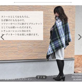 ツイードミル(TWEEDMILL)のツイードミル　tweedmill 大判ストール　膝掛け(ストール/パシュミナ)