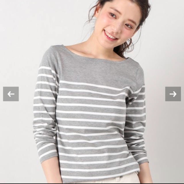 PETIT BATEAU(プチバトー)の専用☆プチバトー 81cm Tシャツ グレー • ペルビアンコットン ボーダー キッズ/ベビー/マタニティのベビー服(~85cm)(Ｔシャツ)の商品写真