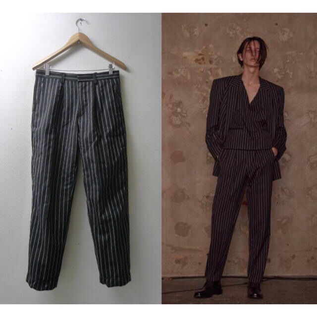 littlebig 18ss Stripe Tapered Trousers
