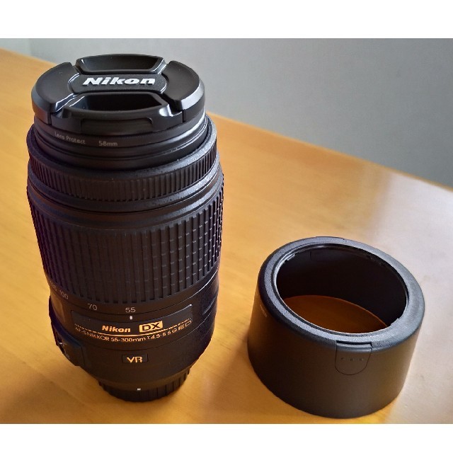 Nikon 55-300㎜ VR
　レンズプロテクト.フード付