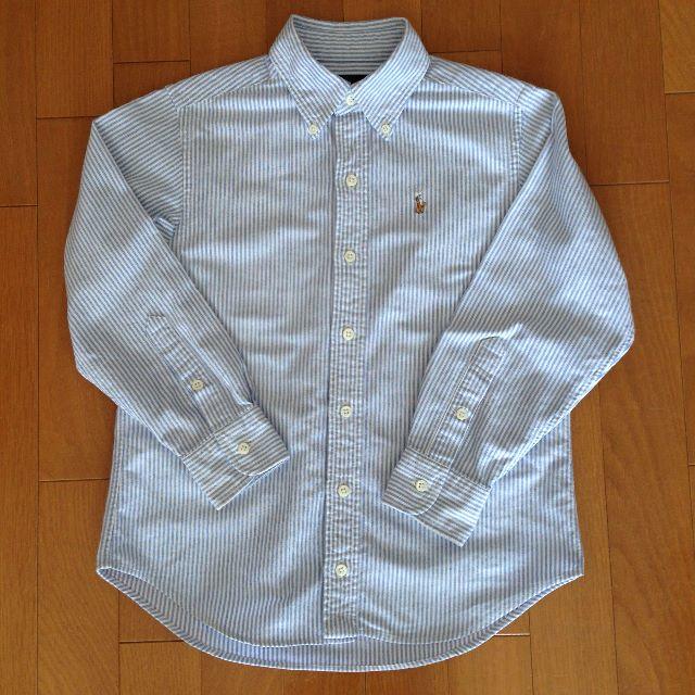 Ralph Lauren(ラルフローレン)のRalph Lauren★ラルフローレン★ストライプ　シャツ　130 キッズ/ベビー/マタニティのキッズ服男の子用(90cm~)(ブラウス)の商品写真