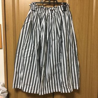 ダブルクローゼット(w closet)のw closet ストライプ スカート(ひざ丈スカート)