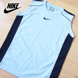 ナイキ(NIKE)の超美品 160サイズ NIKE ナイキ DRI-FIT タンクトップ ブルー(Tシャツ/カットソー)