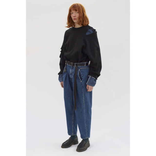 JieDa　BROKEN BELT SWEAT SHIRT