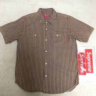 シュプリーム(Supreme)のなりお様 専用 SUPREME STRIPE DENIM SHIRT 17SS (シャツ)