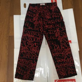 シュプリーム(Supreme)の【30インチ送料込】supreme Comme Des Garcons パンツ(ペインターパンツ)