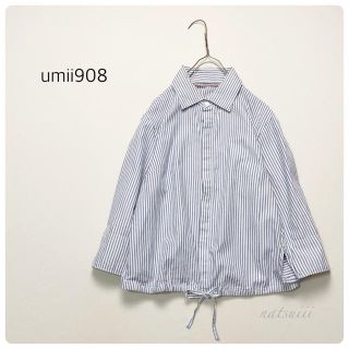 フォーティーファイブアールピーエム(45rpm)のumii908 45rpm . ストライプ シャツ ブラウス(シャツ/ブラウス(長袖/七分))