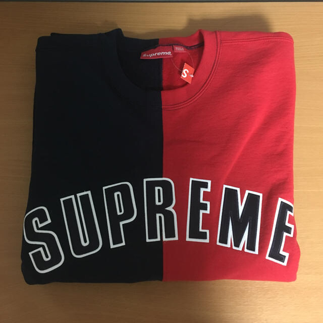 Supreme Split Crewneck Sweatshirt XLスウェット