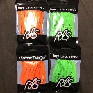 海外限定！THE10 ROPE LACE SUPPL orange Green(スニーカー)