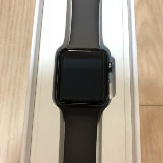 アップルウォッチ(Apple Watch)のApple Watch Series 3  スペースグレイアルミニウム(腕時計(デジタル))