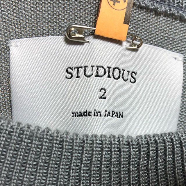 STUDIOUS(ステュディオス)のstudious ブロック ニット メンズのトップス(ニット/セーター)の商品写真