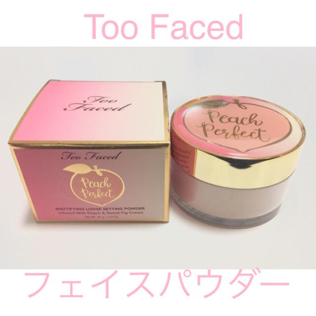 Too Faced(トゥフェイス)のまーこ☆様専用出品 ピーチパウダーよリップインジェクションの2点セット コスメ/美容のベースメイク/化粧品(フェイスパウダー)の商品写真