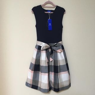 バーバリーブルーレーベル(BURBERRY BLUE LABEL)の【チョコ様専用】新品♡ブルーレーベルクレストブリッジ ドッキング ワンピース(ひざ丈ワンピース)