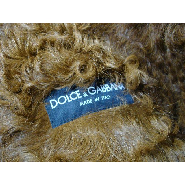 DOLCE&GABBANA - D&Gドルガバシープスキンレザー羊皮革カーリー ...