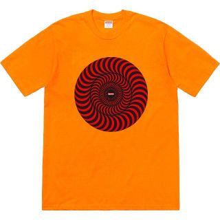 シュプリーム(Supreme)の【新品未使用】Supreme Spitfire Tee Orange M(Tシャツ/カットソー(半袖/袖なし))