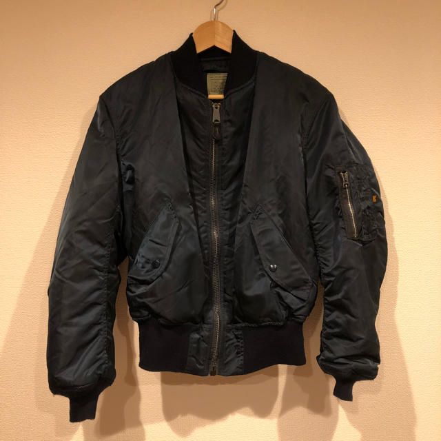 ALPHA INDUSTRIES(アルファインダストリーズ)の【ALPHA】90年代 整備クルー MA-1 レプリカ メンズのジャケット/アウター(フライトジャケット)の商品写真