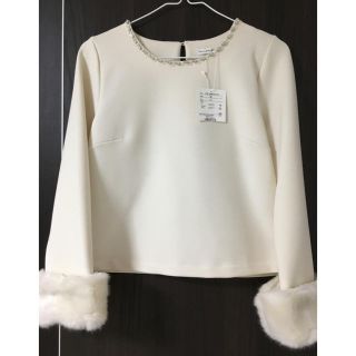 ウィルセレクション(WILLSELECTION)の【nino✳︎様専用】新品未使用♡ウィルセレクション ファー付きトップス(カットソー(長袖/七分))