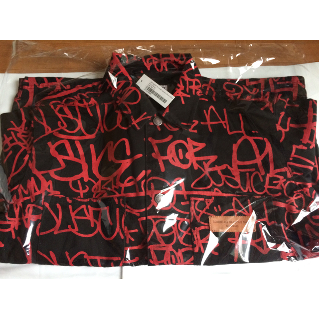 Supreme commended garçons shirt coat 黒s