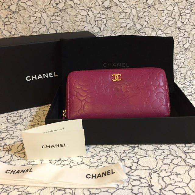 CHANEL - 専用 カメリア ラウンドジップ 長財布 ピンク の通販 by ♡Maison de LaLaco♡｜シャネルならラクマ