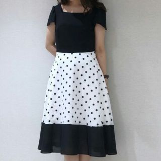 ウィルセレクション(WILLSELECTION)のウィルセレクション⭐美人百科コラボオパールドットワンピース(ひざ丈ワンピース)