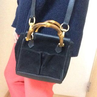 フェラガモ(Ferragamo)のGUCCI 2way バンブーポシェット(ショルダーバッグ)