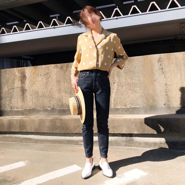 moussy(マウジー)のドット柄 シャツ レディースのトップス(シャツ/ブラウス(長袖/七分))の商品写真