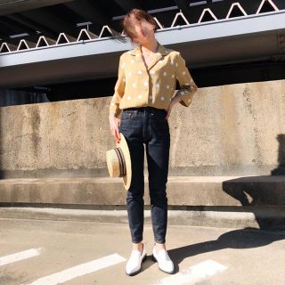 マウジー(moussy)のドット柄 シャツ(シャツ/ブラウス(長袖/七分))