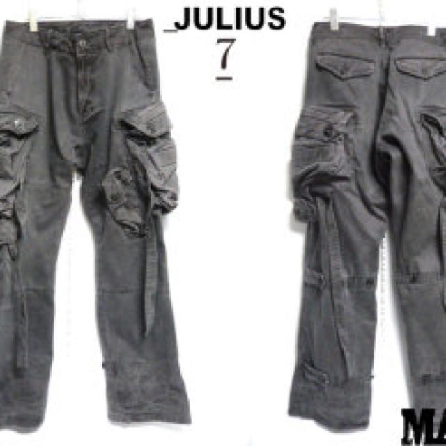 JULIUS(ユリウス)のユリウス ガスマスク カーゴパンツ 11SS し メンズのパンツ(ワークパンツ/カーゴパンツ)の商品写真