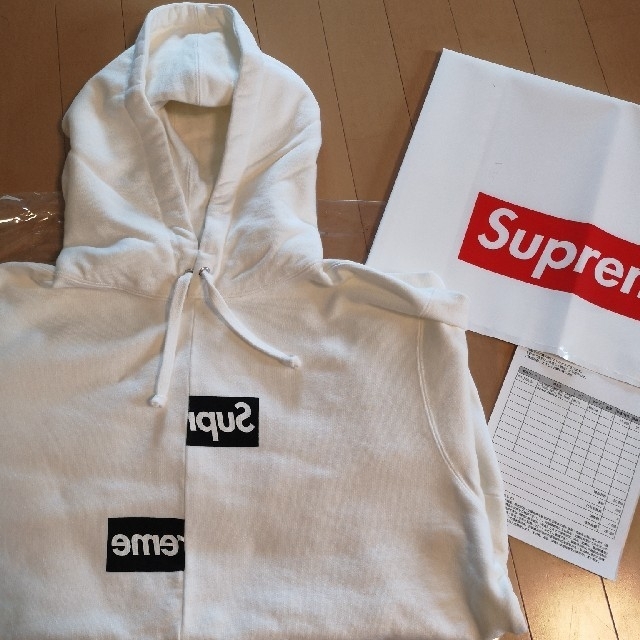 Supreme boxlogo ギャルソン hooded シュプリーム パーカー