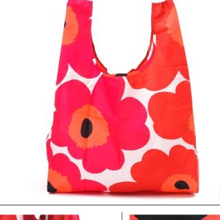 マリメッコ(marimekko)のマリメッコ  エコバッグ  レッド(エコバッグ)