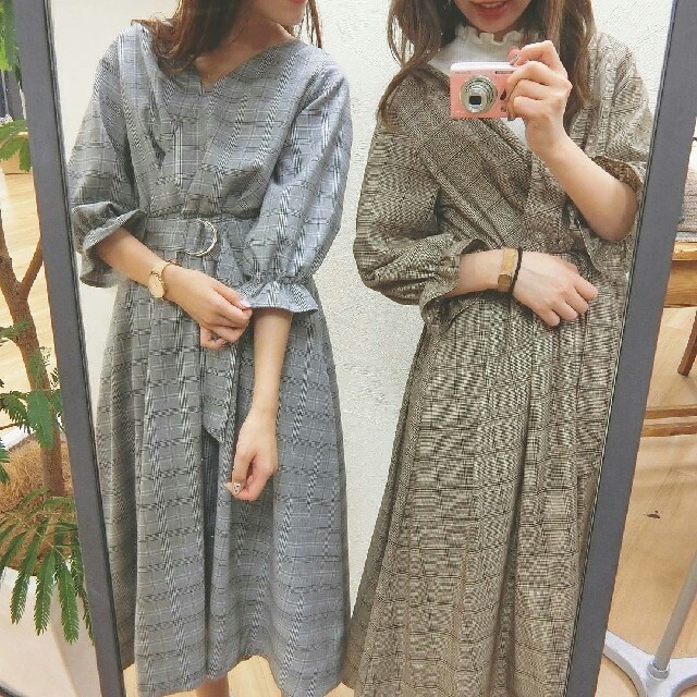 natural couture(ナチュラルクチュール)の美品＊ナチュラルクチュール＊カシュクール ワンピース レディースのワンピース(ひざ丈ワンピース)の商品写真