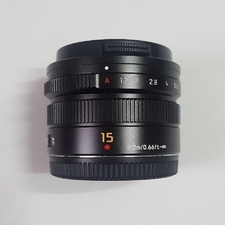 パナソニック(Panasonic)のパナソニック　レンズ　LEICA DG SUMMILUX 15mm f1.7(レンズ(単焦点))