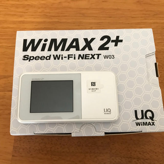 WiMAX2+ モバイルルーター speed wifi next w03 スマホ/家電/カメラのPC/タブレット(PC周辺機器)の商品写真