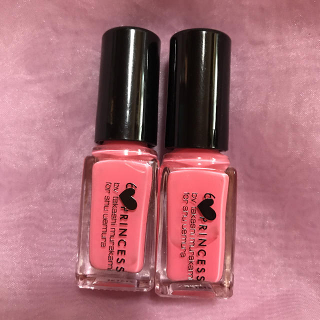 shu uemura(シュウウエムラ)のシュウウエムラ  ネイルカラーピンク5mL 二本 コスメ/美容のネイル(マニキュア)の商品写真