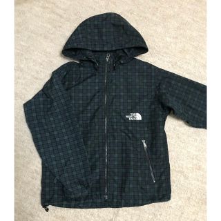 ザノースフェイス(THE NORTH FACE)のノースフェイス コンパクトジャケット キッズ130 チェック マウンテンパーカー(ジャケット/上着)