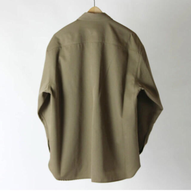 【オーラリー】WOOL KIDMOHAIR GABARDINE SHIRTS 3 1