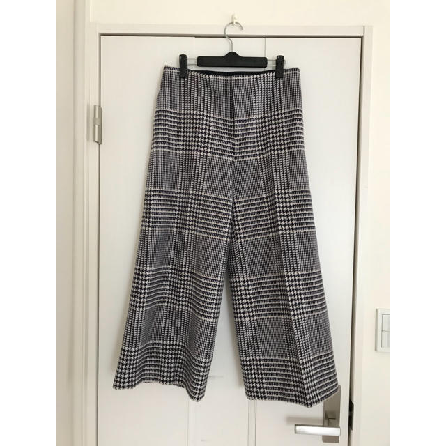 Drawerドゥロワー オリジナル グレンチェックワイドパンツ www.hpa.co.zw