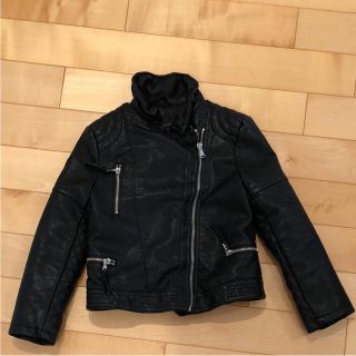 ザラキッズ(ZARA KIDS)のレザージャケット ライダースジャケット キッズ Zaraお値下(ジャケット/上着)