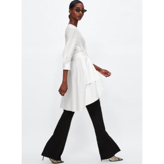 ZARA(ザラ)の値下げ■2018夏・ZARA｜Asymmetric tunic browse レディースのトップス(シャツ/ブラウス(長袖/七分))の商品写真