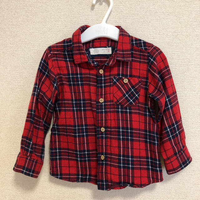 ZARA KIDS(ザラキッズ)のZARA Baby チェックシャツ キッズ/ベビー/マタニティのベビー服(~85cm)(シャツ/カットソー)の商品写真