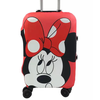 ディズニー(Disney)のキャリーバッグカバー ミニーちゃん Sサイズ(スーツケース/キャリーバッグ)
