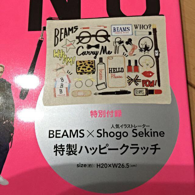 BEAMS(ビームス)のBEAMSxSPRiNGクラッチ新品 レディースのバッグ(クラッチバッグ)の商品写真